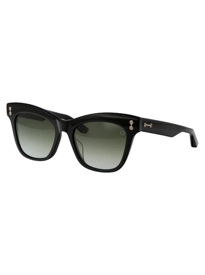 Shop Akoni Sunglasses In Black W/g-15 Grad