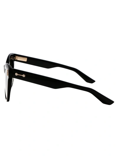 Akoni Black W Acetate Sunglasses In Black W/g-15 Grad
