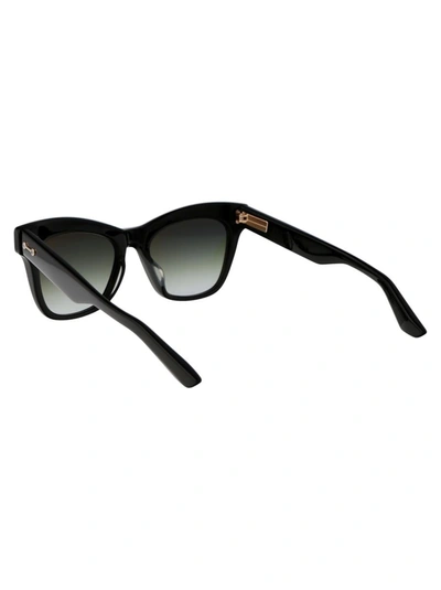 Akoni Black W Acetate Sunglasses In Black W/g-15 Grad