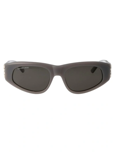 Shop Balenciaga Sunglasses In 015 Grey Silver Grey