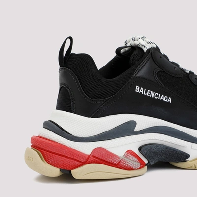 Shop Balenciaga Triple S Sneakers Shoes In Black