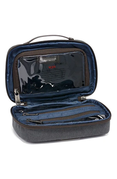 Shop Tumi Alpha 3 Split Travel Kit In Anthracite