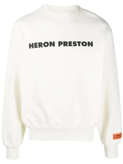Shop Heron Preston Sweatshirts In White Black