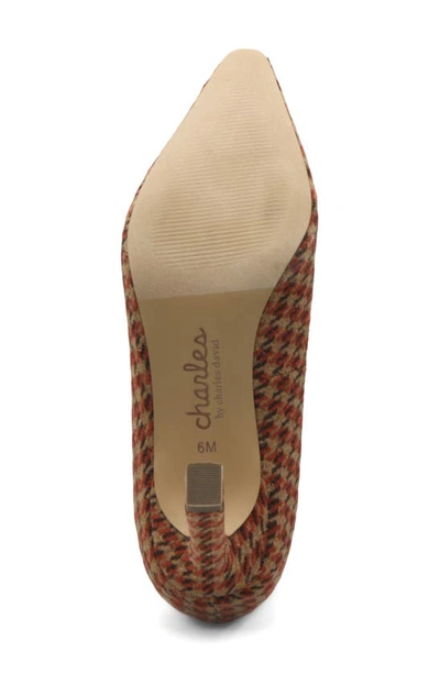 Shop Charles By Charles David Cade Pointed Toe Pump In Brown Multi