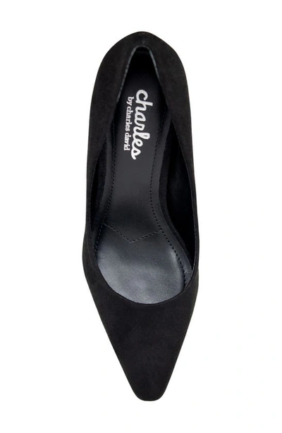 Charles By Charles David Cade Pointed Toe Pump In Black