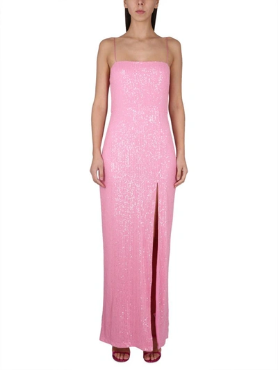 Shop Rotate Birger Christensen Rotate Sequined Dress In Pink