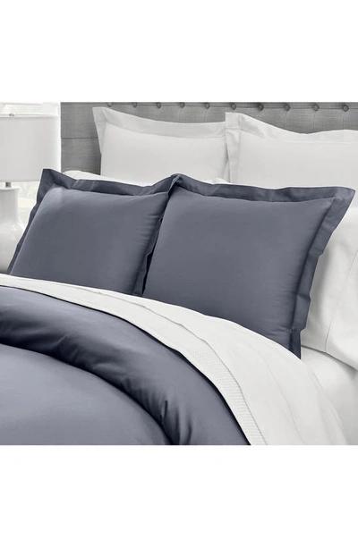 Shop Boll & Branch Signature Hemmed Duvet Set In Mineral