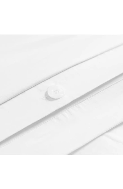Boll & Branch Signature Hemmed Duvet Set In White