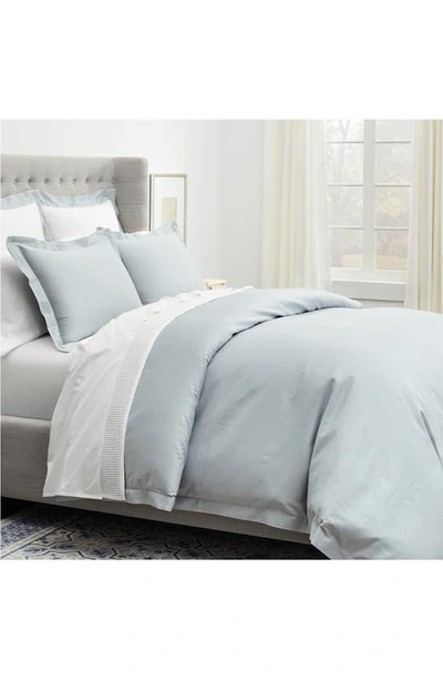 Boll & Branch Signature Organic Cotton Hemmed Duvet Set, King/california King In Shore