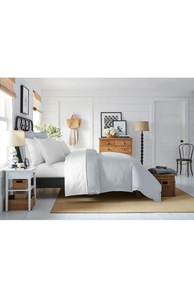 Boll & Branch Signature Organic Cotton Hemmed Duvet Set, King/california King In Shore