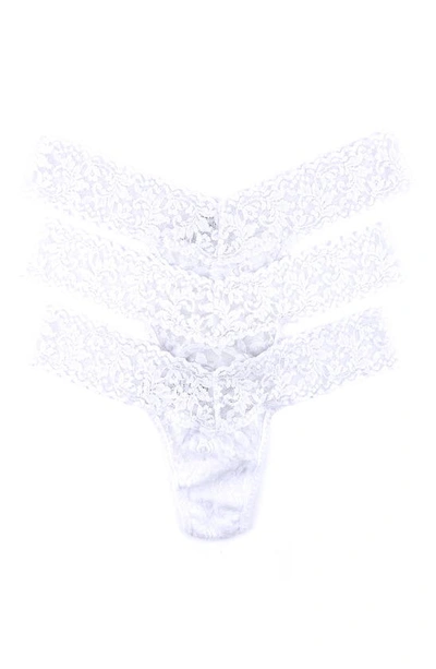 Shop Hanky Panky 3-pack Low Rise Thong In White