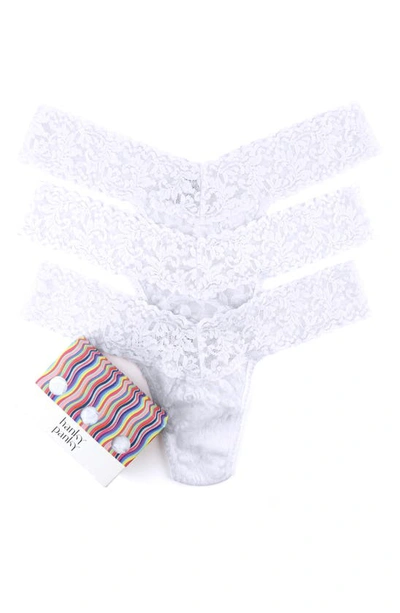 Shop Hanky Panky 3-pack Low Rise Thong In White