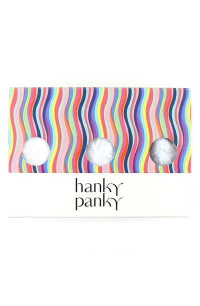Shop Hanky Panky 3-pack Original Rise Thong In White