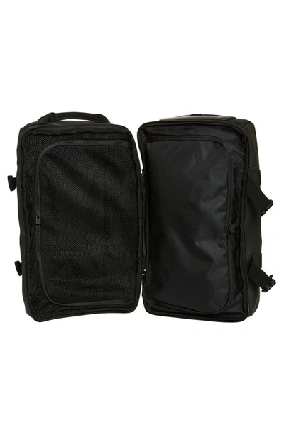 Shop Rains Small Travel Waterproof Carry-on Luggage In Black