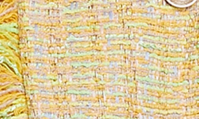 L'agence Tinlee Tweed Blazer In Yellow Multi Tweed