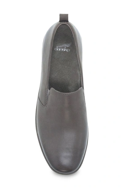 Shop Dansko Linley Slip-on Shoe In Grey Burnished Calf