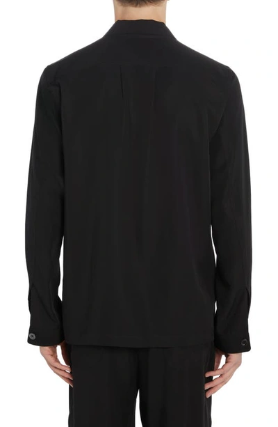 Shop Tom Ford Lightweight Overshirt In Black