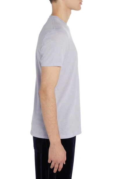 Shop Tom Ford Short Sleeve Crewneck T-shirt In Lavander
