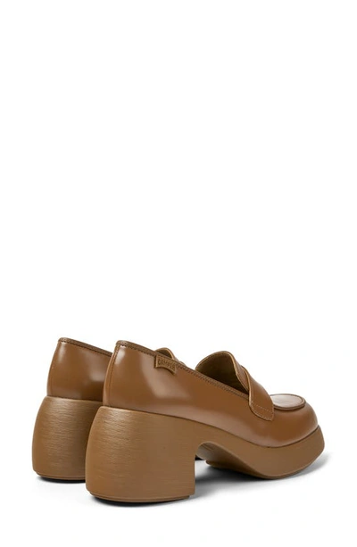 Shop Camper Thelma Loafer In Medium Brown