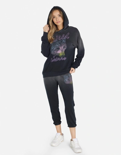 Lauren Moshi Harmony Wild Wolf In Jet Black Ombre