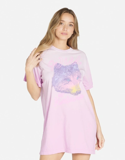 Lauren Moshi Misty Wild Wolf In Rose Ombre