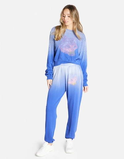 Lauren Moshi Spalding Wild Wolf In Royal Ombre
