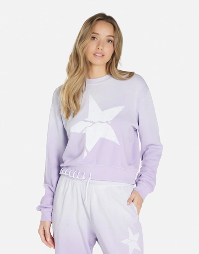 Lauren Moshi Spalding- Cracked Star In Light Purple Ombre