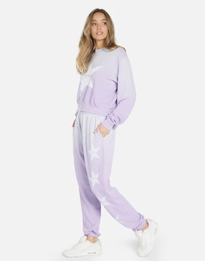 Lauren Moshi Spalding- Cracked Star In Light Purple Ombre