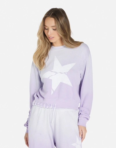 Lauren Moshi Spalding- Cracked Star In Light Purple Ombre