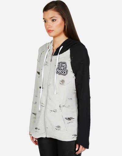 Lauren Moshi X Andie X I'm A Mess In Heather Grey/black
