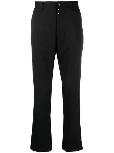 Shop Mm6 Maison Margiela Trousers In Black