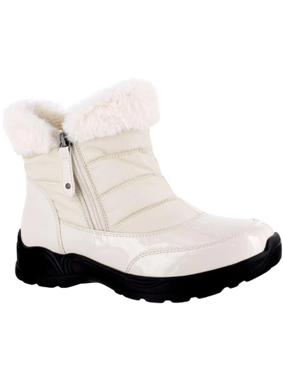 Easy Street Frosty Faux Fur Boot In Multi