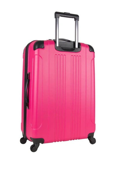 Reaction Kenneth Cole Out Of Bounds 28" Lightweight Hardside 4-wheel Spinner Luggage In Magenta