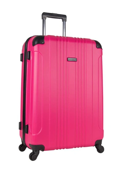 Shop Reaction Kenneth Cole Out Of Bounds 28" Lightweight Hardside 4-wheel Spinner Luggage In Magenta