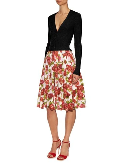 Emilia Wickstead Polly Floral-print A-line Skirt | ModeSens