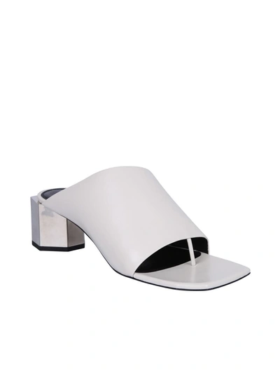 Off-white 55mm Square-toe Sandals In White