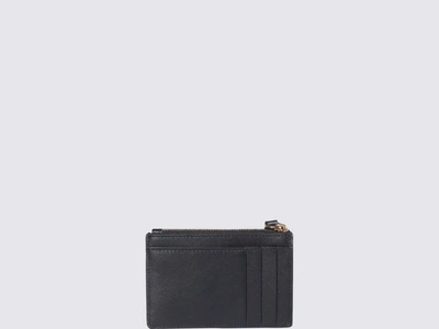 Shop Versace Black Leather Wallet