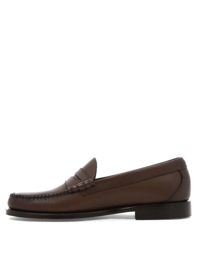 Shop G.h. Bass & Co. G.h. Bass "weejuns Heritage Larson" Loafers In Brown