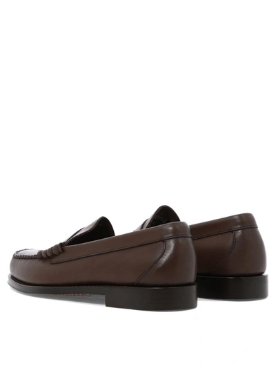 Shop G.h. Bass & Co. G.h. Bass "weejuns Heritage Larson" Loafers In Brown