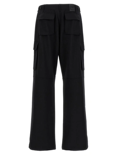 Shop Coperni 'tailored Wide Leg Cargo' Pants In Black