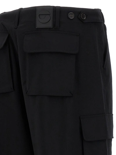 Shop Coperni 'tailored Wide Leg Cargo' Pants In Black
