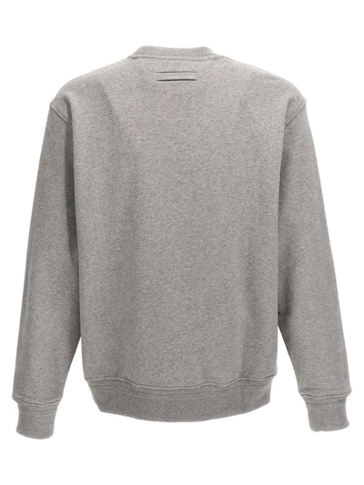 Shop Ermenegildo Zegna Zegna Logo Sweatshirt In Gray