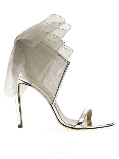 Shop Jimmy Choo 'aveline' Sandals In Silver