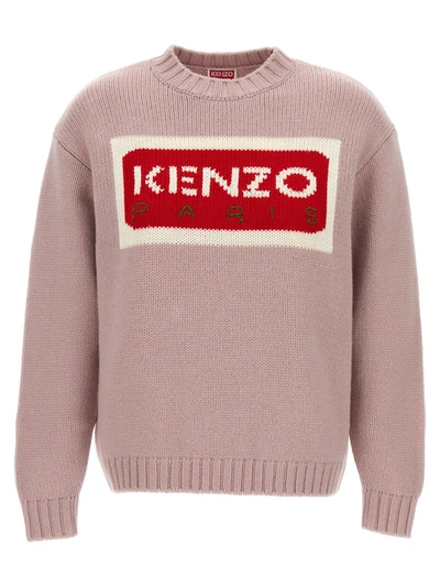 Shop Kenzo 'tricolor  Paris' Sweater In Pink