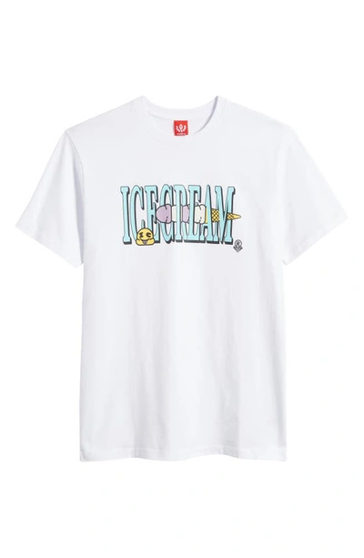 Shop Icecream Drop Graphic T-shirt In White