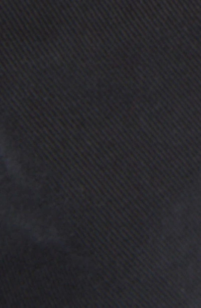 Shop Balenciaga Slim Fit Distressed Denim Cutoff Shorts In Pitch Black