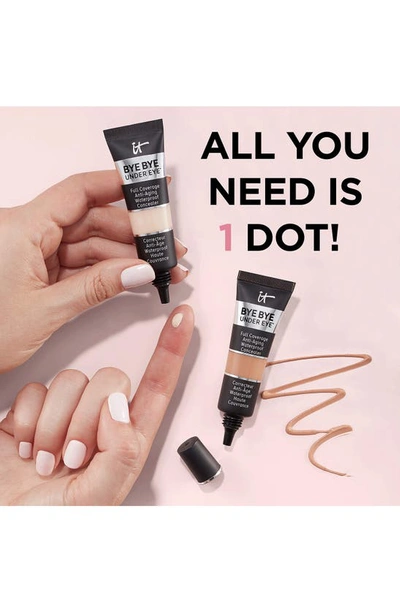It Cosmetics Bye Bye Under Eye Full Coverage Anti-aging Waterproof Concealer 43.0 Deep Honey 0.40 oz/ 12 ml In 43.0 Deep Honey W