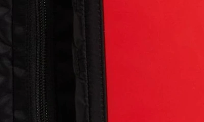 Shop Christian Louboutin Loubideal Canvas & Rubber Backpack In Loubi/ Black/ Black