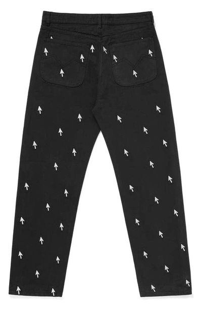 Market Double Click Print Pants In Black