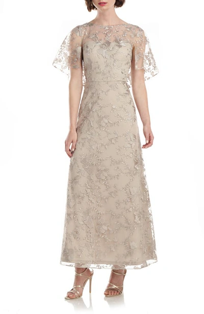 Js collections clearance floral embroidered gown